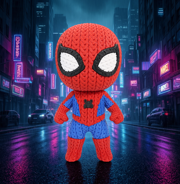 Homem Aranha (Crochê)